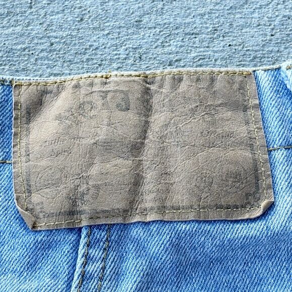 Vintage 90s Rare Absolutely No! Jeans Authentic Venom Skirt Fabric Ruffle Bottom - Picture 9 of 12